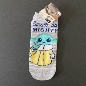 STAR WARS Baby Yoda - No Show Socks, Size Women's 4-10